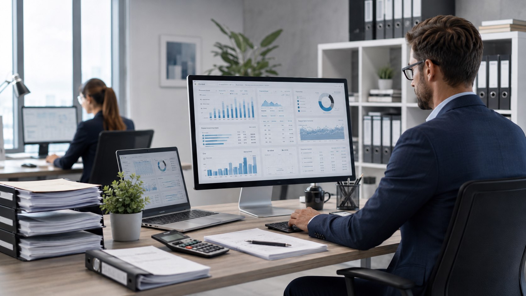 Cuadro de mando financiero de marca blanca para asesorías